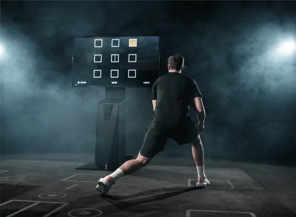 Reaktionstraining auf dem Skillcourt